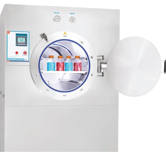 Horizontal Cylindrical Autoclave · pharma, hospitals, research, tissue culture