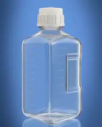 Glassco Media Bottle with Cap, PC, Individually wrapped Sterile