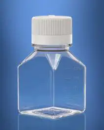 Glassco Media Bottle with Cap, PET, Sterile