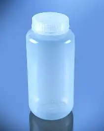 Glassco Bottle, Reagent with Cap, Wide Mouth, Polypropylene