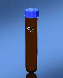 Glassco Tubes, Amber Culture Media, Round Bottom, Reusable