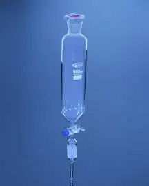 Glassco Funnel, Separating, Cylindrical With Glass Stopcock