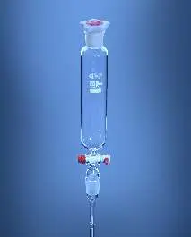 Glassco Funnel, Separating, Cylindrical With PTFE Stopcock