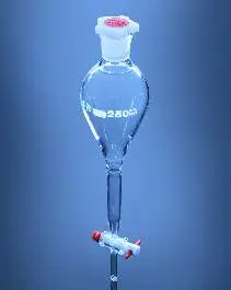 Glassco Funnel, Dropping, Gilson With PTFE Stopcock