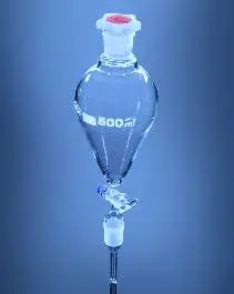 Glassco Funnel, Separating, Pear (ISO) shape With Glass Stopcock