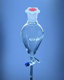 Glassco Funnel, Separating, Pear (ISO) Shape With Glass Stopcock
