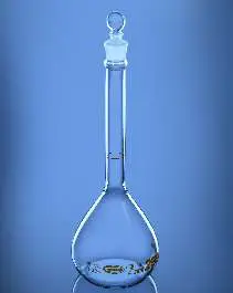 Glassco Flask, Volumetric, CLASS A, Narrow Mouth, Serialized, Calibrated at 20°C
