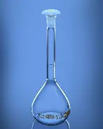 Glassco Flask, Volumetric, Class A NABL, USP, with Penny Head Glass & PE Stopper Calibrated at 20°C