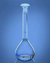 Glassco Flask, Volumetric, CLASS A, Wide Mouth, QR Coded, Serialized, Calibrated at 20°C