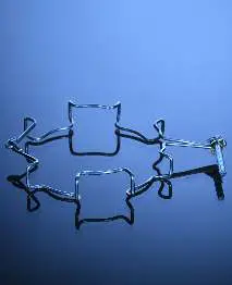 Glassco Stainless steel clips for Reaction Flask