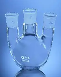 Glassco Flask, Round Bottom with 4 Parallel Necks