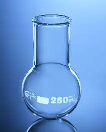 Glassco Flask, Boiling, Round Bottom with Wide Neck