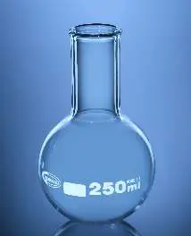 Glassco Flask, Boiling, Round Bottom with Narrow Neck
