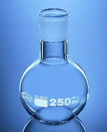 Glassco Flask, Boiling, Flat Bottom, with Joint