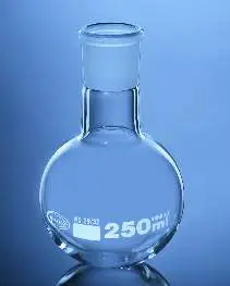 Glassco Flask, Boiling, Flat Bottom with Joint