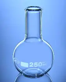 Glassco Flask, Flat Bottom With Narrow Neck