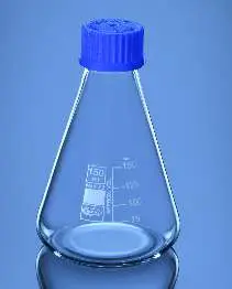 Glassco Flask, Conical (Erlenmeyer) with Screw Cap