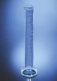 Glassco Cylinder, Rain Measure, Metric Scale, Graduated, With Round Base