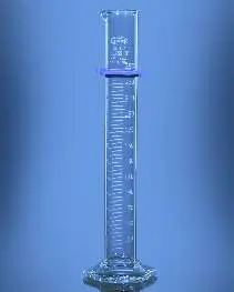 Glassco Cylinder, Measuring, Graduated Class B, Hex Base
