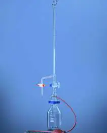 Glassco Burette, Automatic, Zero with PTFE stopcock