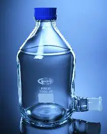 Glassco Bottle, Aspirator, With GL 45 Cap with socket