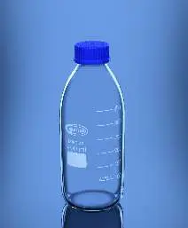 Glassco Bottles Reagent Milk Type Clear Glass