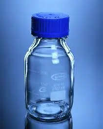 Glassco Bottle, Reagent, Clear with Screw Cap