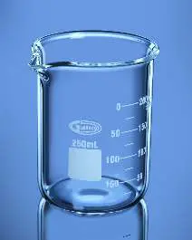 Glassco Beaker, Griffin/Low Form With Double Capacity Scale, Heavy Wall