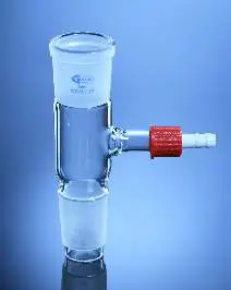 Glassco Adapter, Socket to Cone With Side-Arm Screw Thread