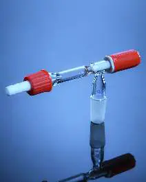 Glassco Adapter, T- shape cone with PTFE needle valve stopcock