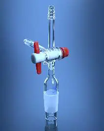 Glassco Adapter, Socket with Glass stopcock