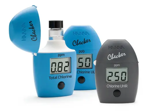 Hanna Instruments HI771 Chlorine Checker, Ultra High Range (0-500 ppm)