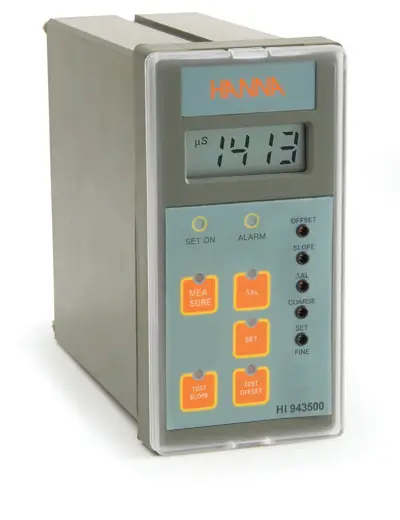 Hanna Instruments HI943500A Conductivity Analog Controller with Direct Input from Potentiometric Probe, range